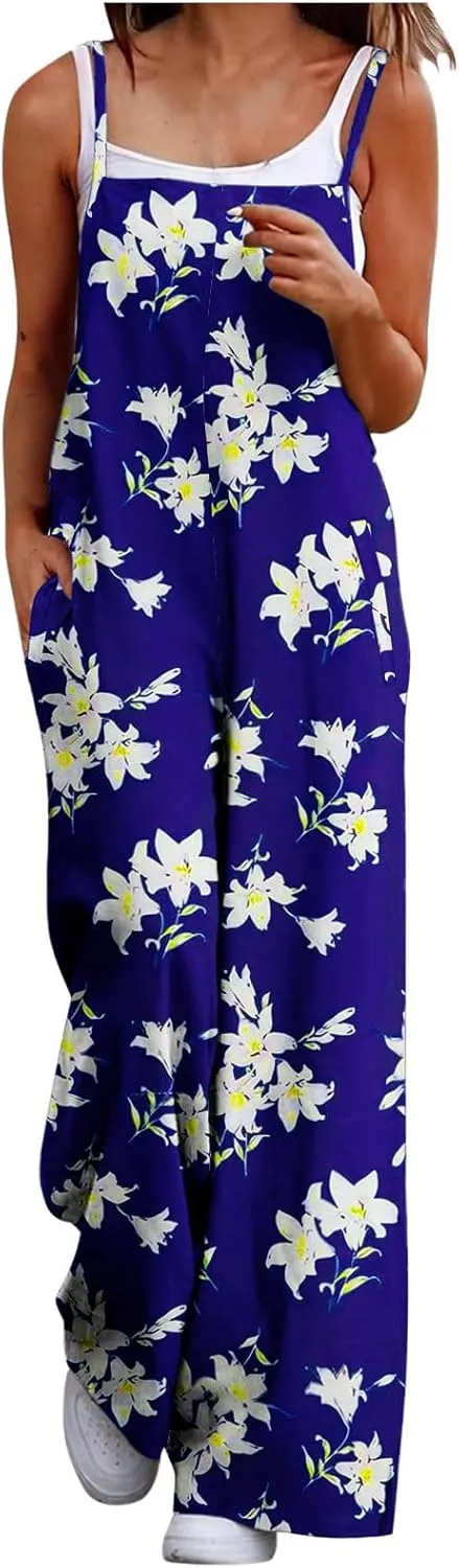 Loose Fit Trousers Pants for Juniors Summer Fall Flare Wide Leg Coveralls Trousers Pants Catsuit Women 2025