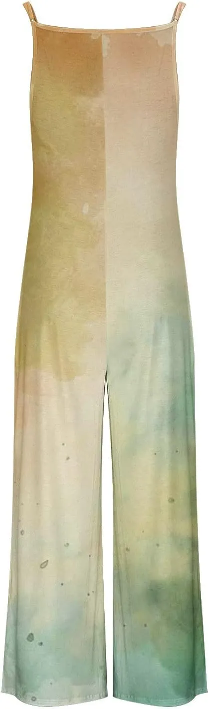 Loose Fit Trousers Pants for Juniors Summer Fall Flare Wide Leg Coveralls Trousers Pants Catsuit Women 2025