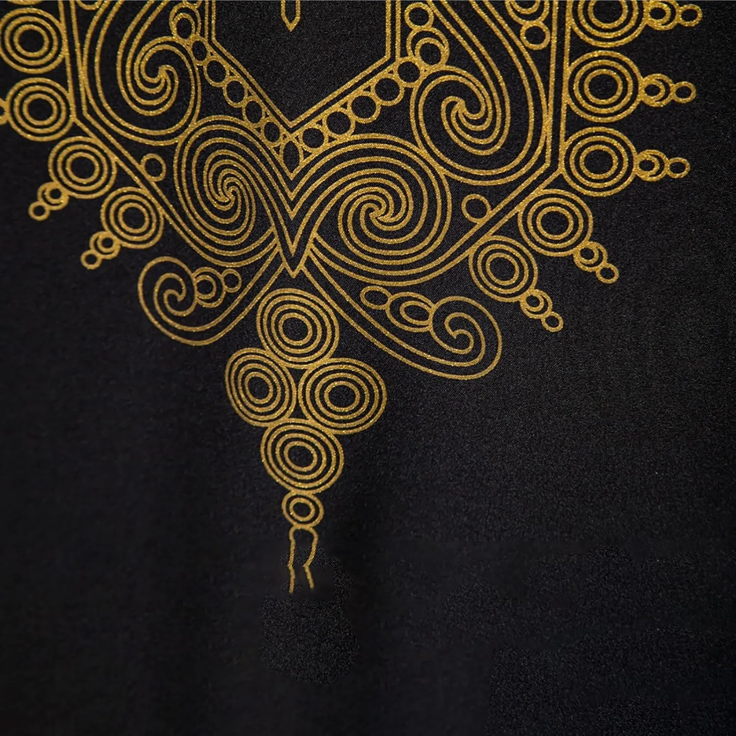 Men's Africa Suit Retro Long Sleeve Graphic Musilm Thobe and Pants Outfit Middle East Islamic Traditional 2 Piece Set
