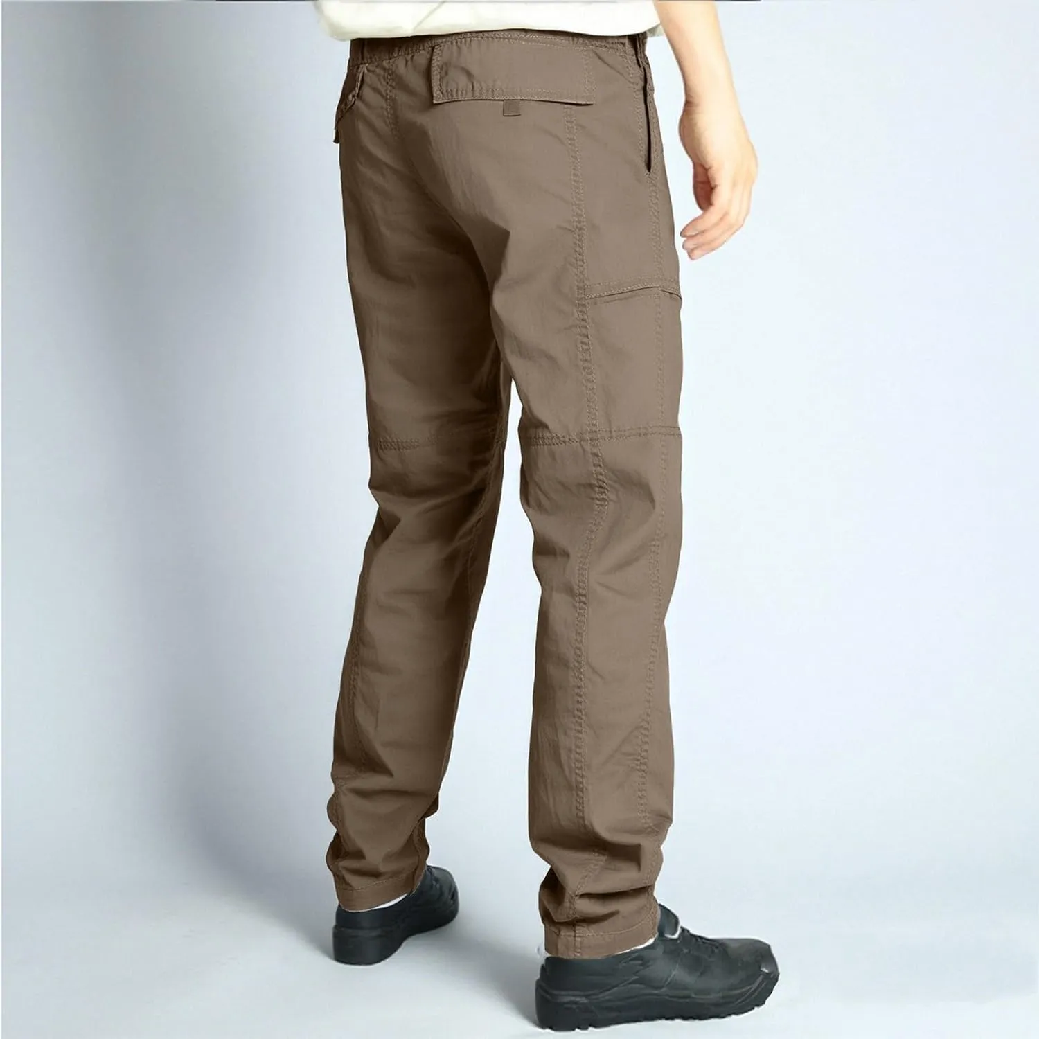 Men's Casual Cargo Pants Straight-Leg Slim Fit Pants