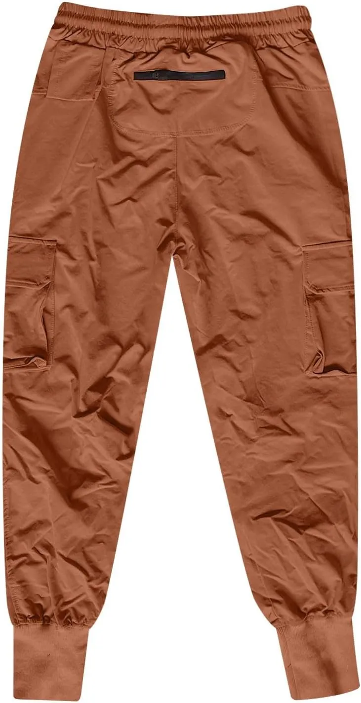 Men's Casual Pants Fitness Elastic Running Training Leg Drawstring Sweatpants