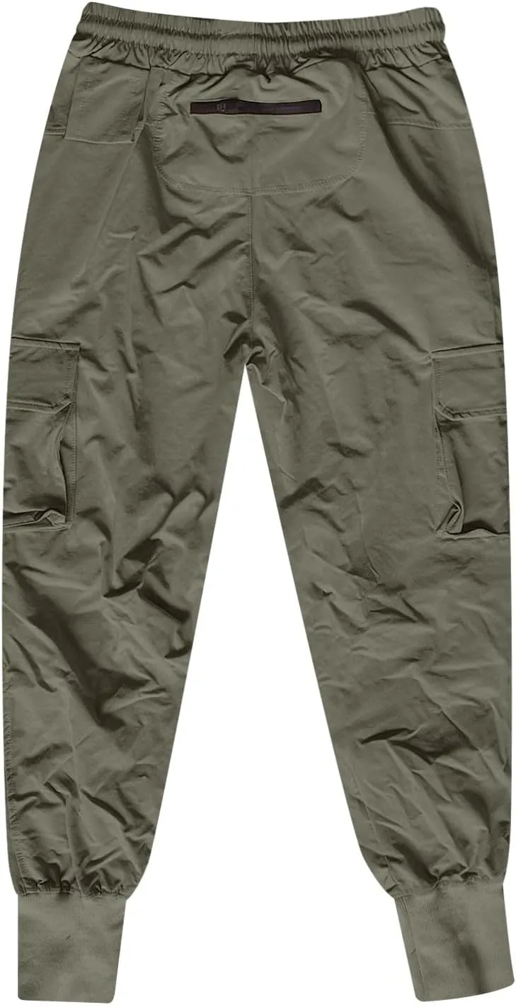 Men's Casual Pants Fitness Elastic Running Training Leg Drawstring Sweatpants