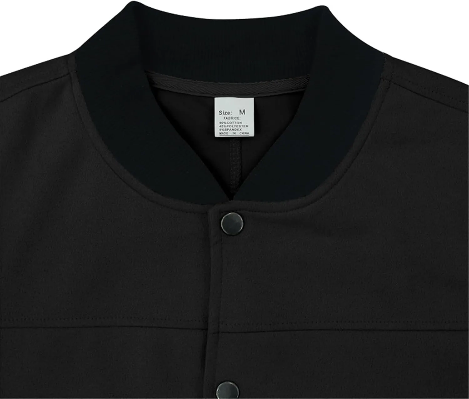 Men's Casual Suede Bomber Jacket Lightweight Snap Button Down Jackets Vintage Faux Leather Jacket for Men