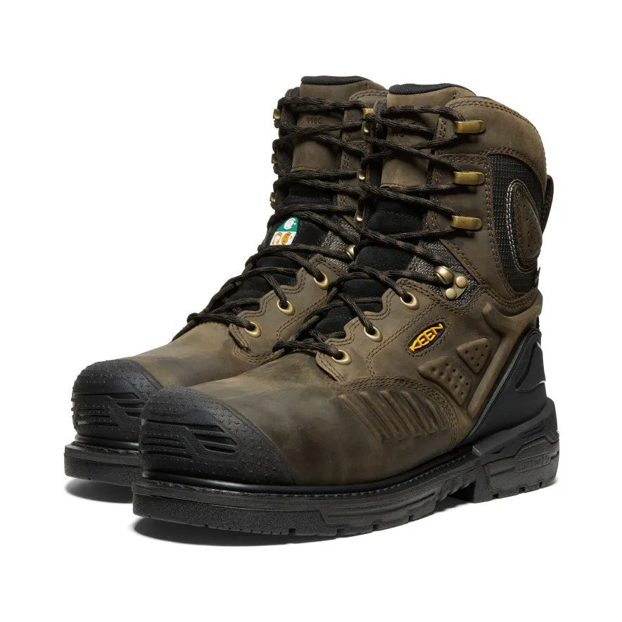 Men's CSA Philadelphia  8" Insulated Waterproof Boot (Carbon Toe)  |  Cascade Brown/Black