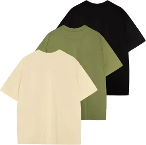 Men's Oversized T Shirts Lightweight Cooling Soft T-Shirt Short Sleeve Slick Casual Basic Crewneck Tee Shirt