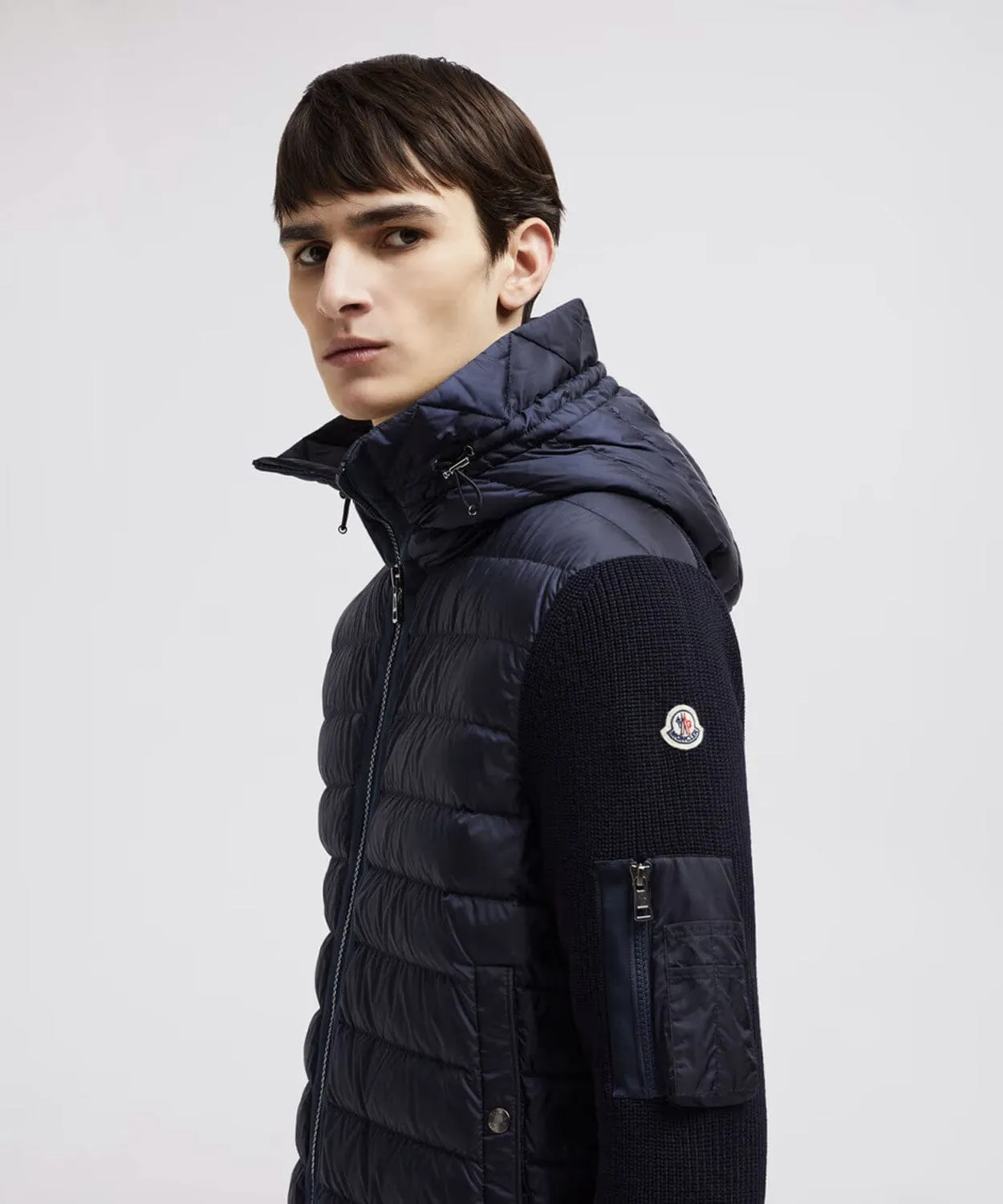 Men's Padded Wool Hoodie