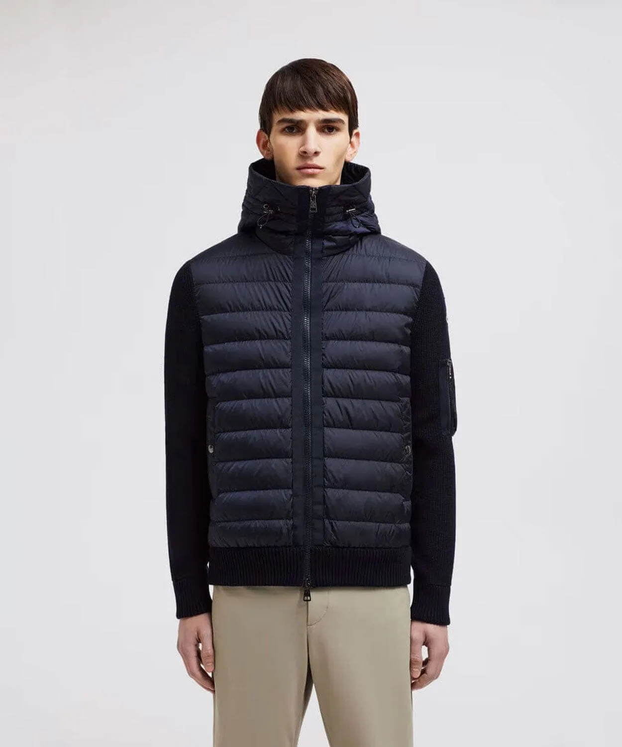 Men's Padded Wool Hoodie