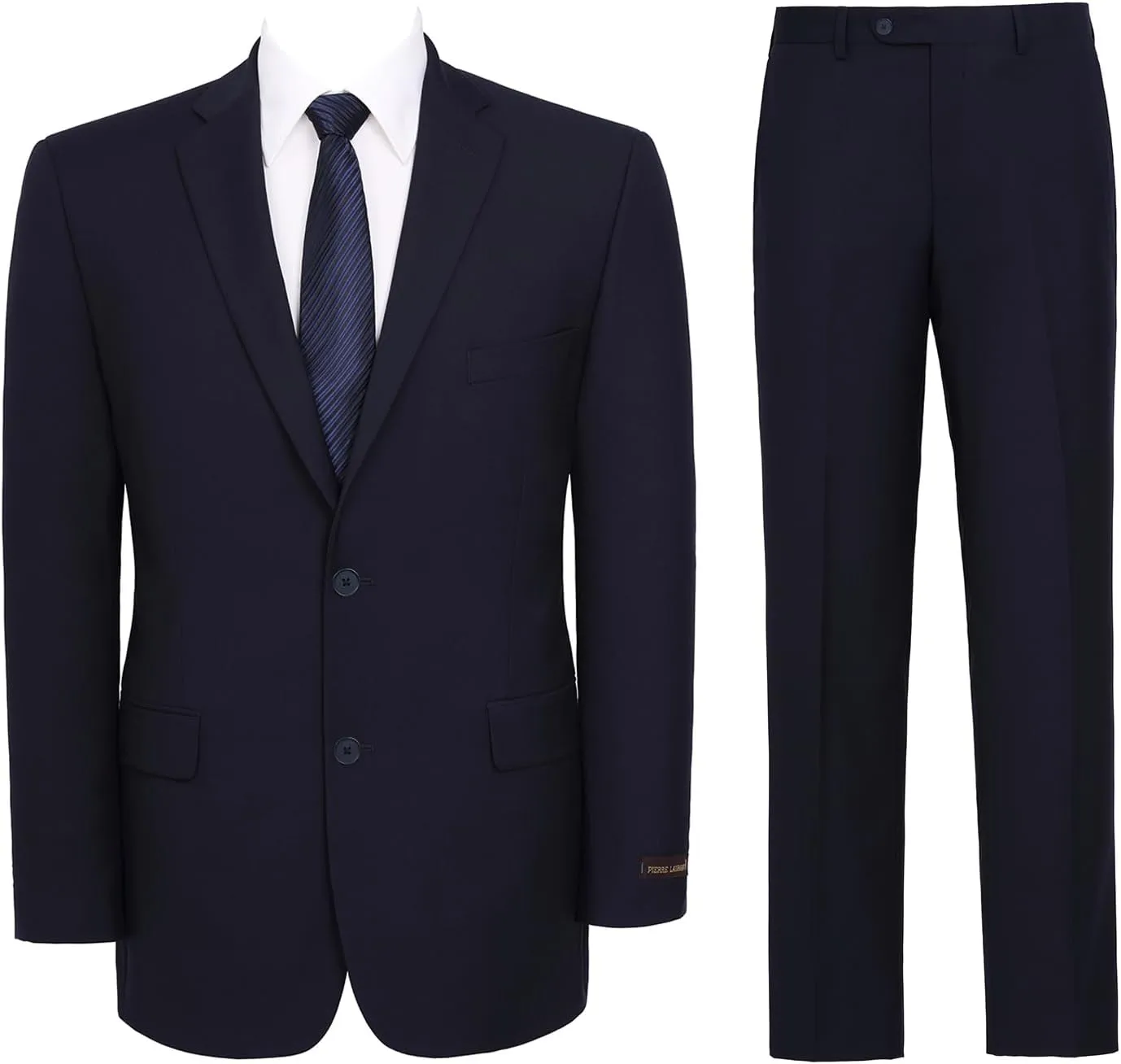 Men's Suit Separates Classic Fit Two Button Business Jacket Blazer and Pants Set