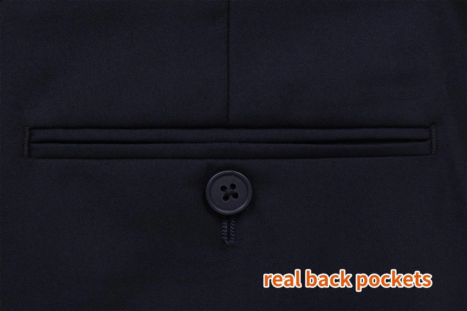 Men's Suit Separates Classic Fit Two Button Business Jacket Blazer and Pants Set