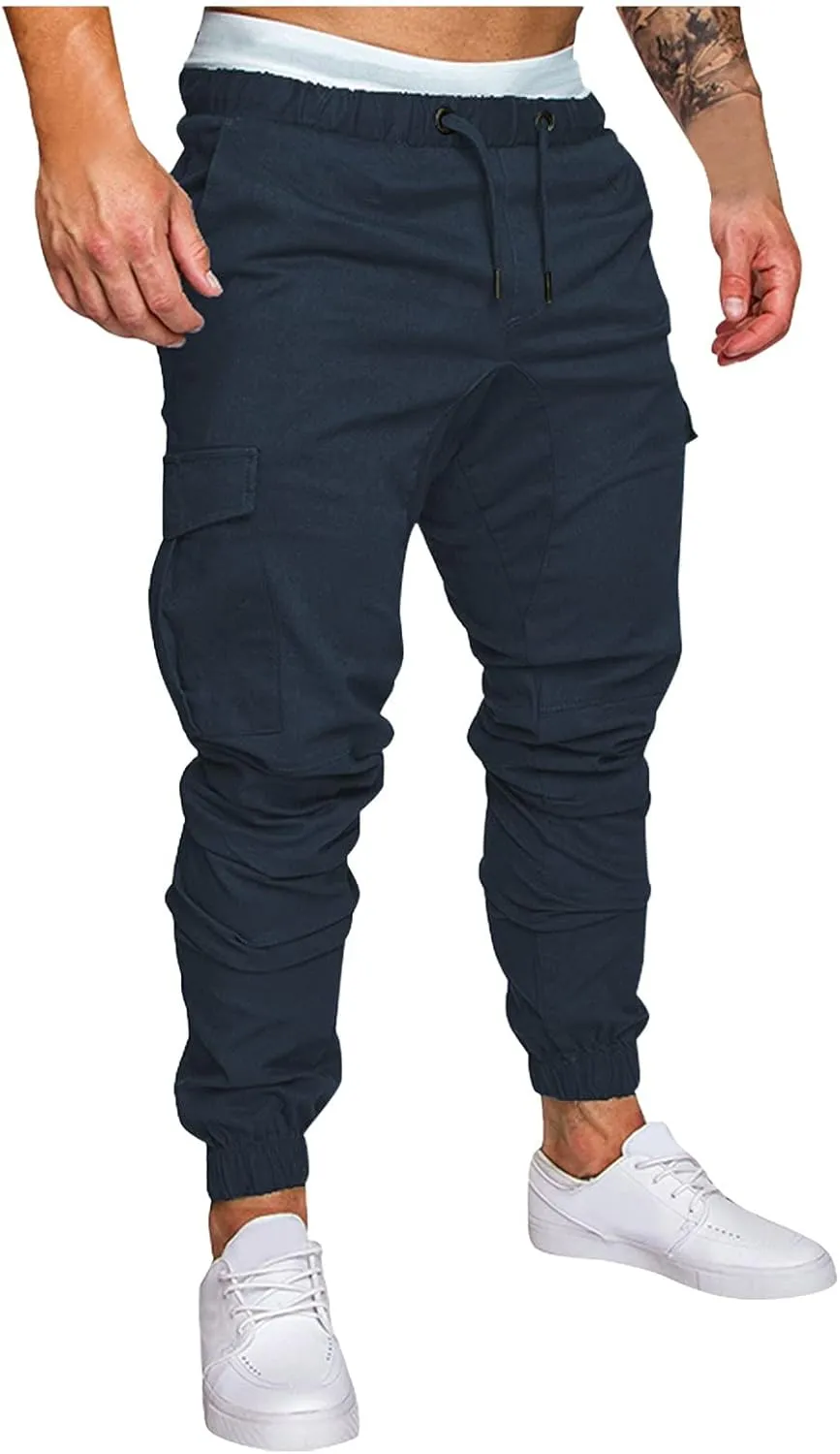 Mens Sweatpants with Pockets Active Pants Joggers Sweatpants Sweatpants Man's Pantalettes with Pockets Joggers Sports