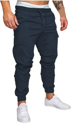 Mens Sweatpants with Pockets Active Pants Joggers Sweatpants Sweatpants Man's Pantalettes with Pockets Joggers Sports