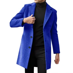 Mens T Shirts Winter Coat Lapel Collar Long Sleeve Padded Leather Jacket Vintage Thicken Coat Sheepskin Jacket Long