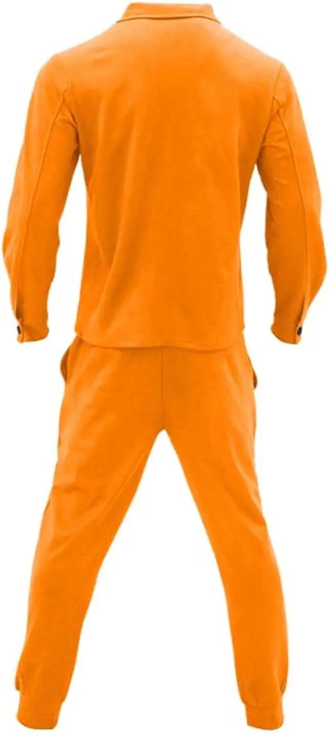 Mens Tactical Suit Sets 2 Piece Long Sleeve Button Up Running Shirt and Jogger Pants Athletic Jogging Outfits Set