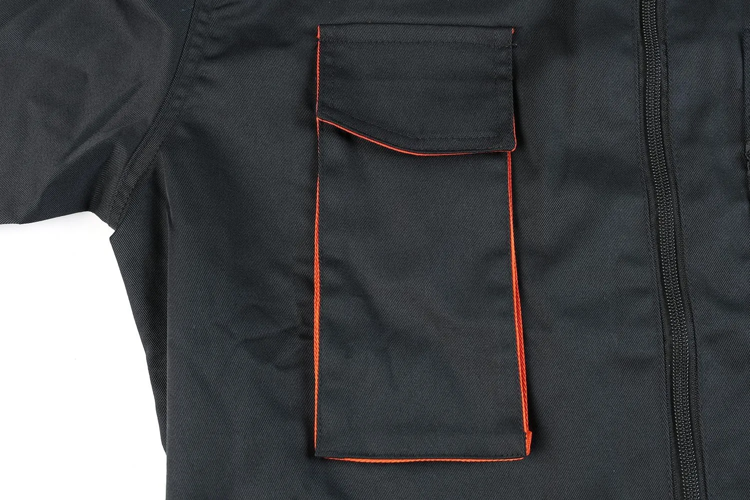 Mens Work Coveralls Long Sleeve Workwear Overalls Utility Zip-Front Coverall with Multi Pockets