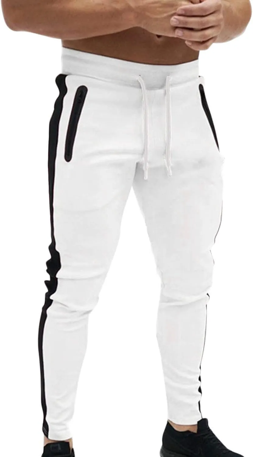 Mens Workout Cargo Sweatpants Pants Drawstring Waist Workout Outdoor Jogger Sweatpants Men Joggers Chino Cargo Pants