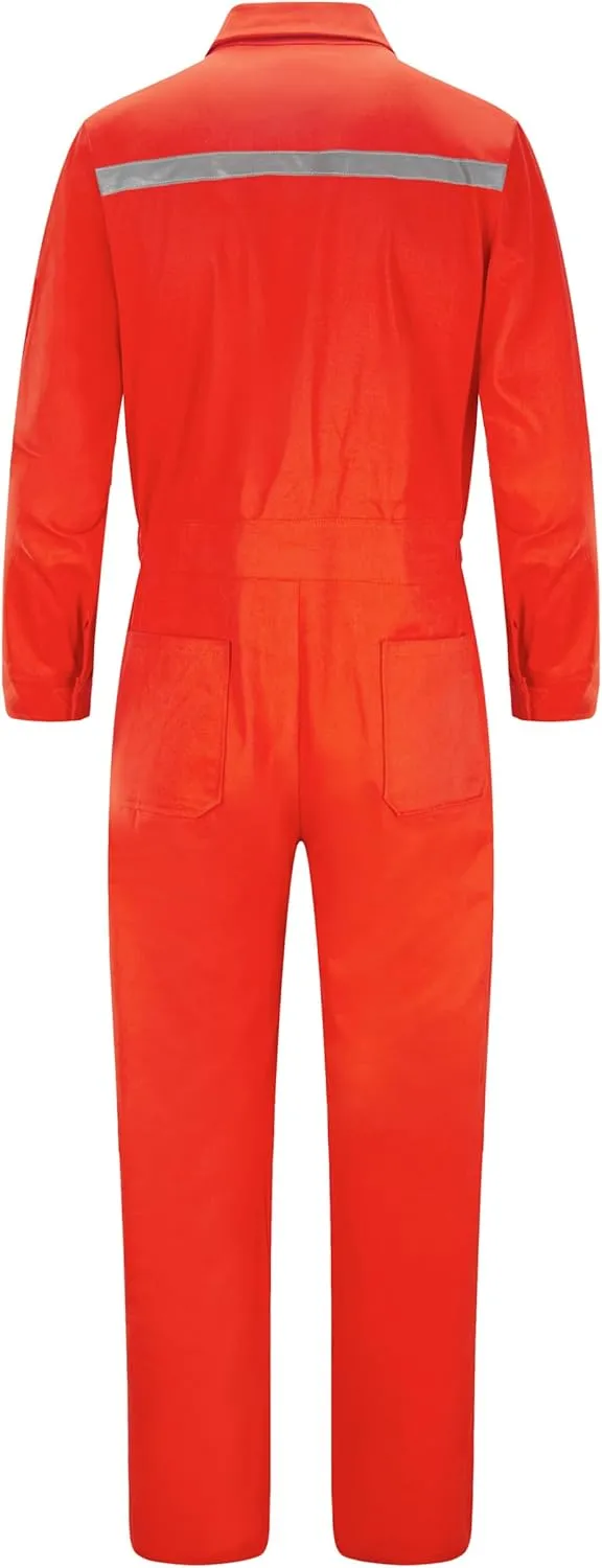Mens Workwear Coveralls Work Mechanic Jumpsuits Long Sleeve Coverall Work Wear Multi Pockets
