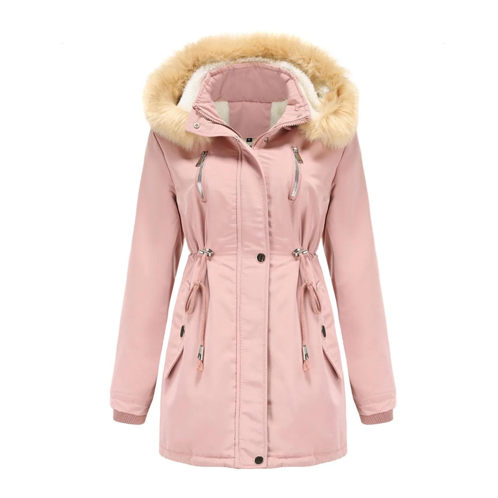 Mode Harajuku Jacke Elegante Parkas Hoodies Langarm Baumwolle