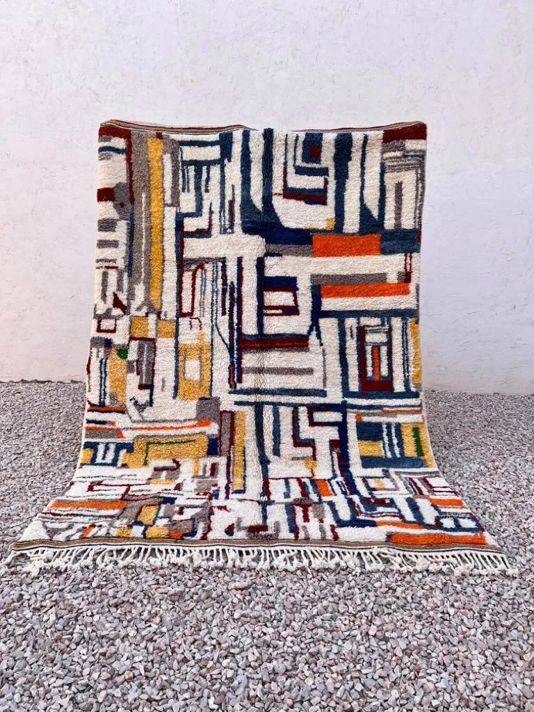MRIRT BENI OURAIN RUG "EAMES" 8’ 7” x 6’
