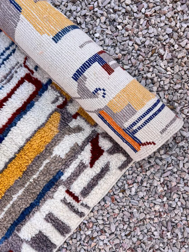 MRIRT BENI OURAIN RUG "EAMES" 8’ 7” x 6’