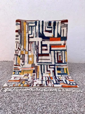 MRIRT BENI OURAIN RUG "EAMES" 8’ 7” x 6’
