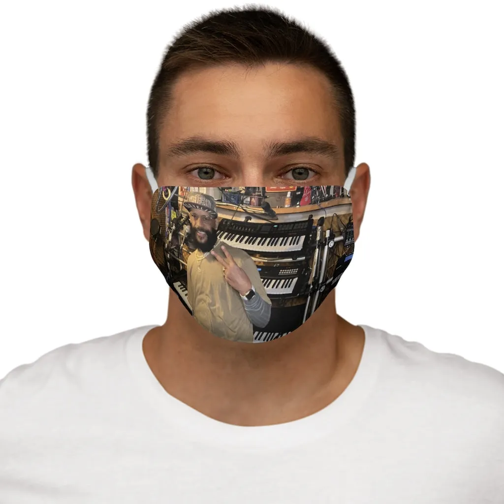 M.U.S.I.C. World HQ Snug-Fit Polyester Face Mask