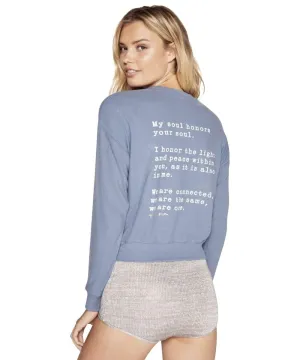 OM Malibu Crew Neck, Dusk Blue