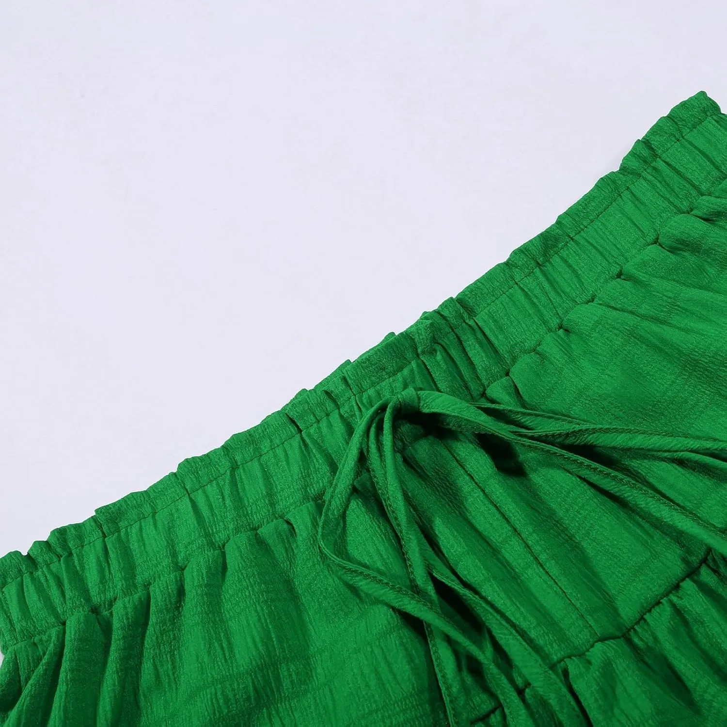 Pleated Tennis Skirt for Women High Waisted with Shorts Underneath Drawstring Athletic Golf Ruffle Skorts Skirts