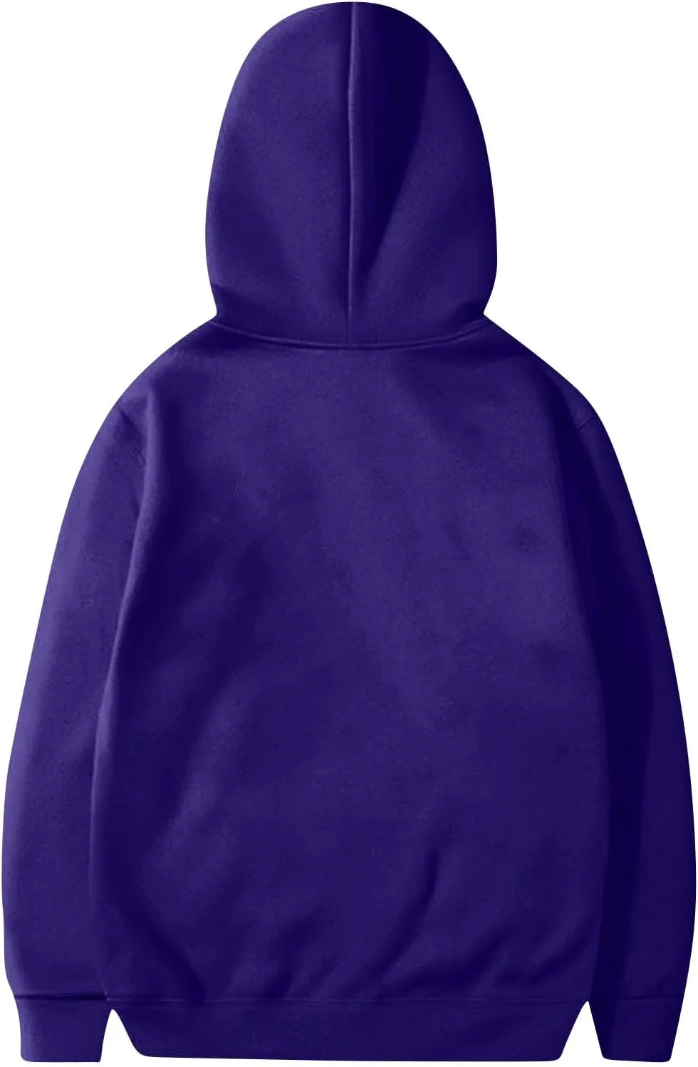 Plus Size Hoodies for Women Loose Fit Fleece Lined Oversized Crewneck Sweatshirt Drop Shoulder Hooded Pullover Tops
