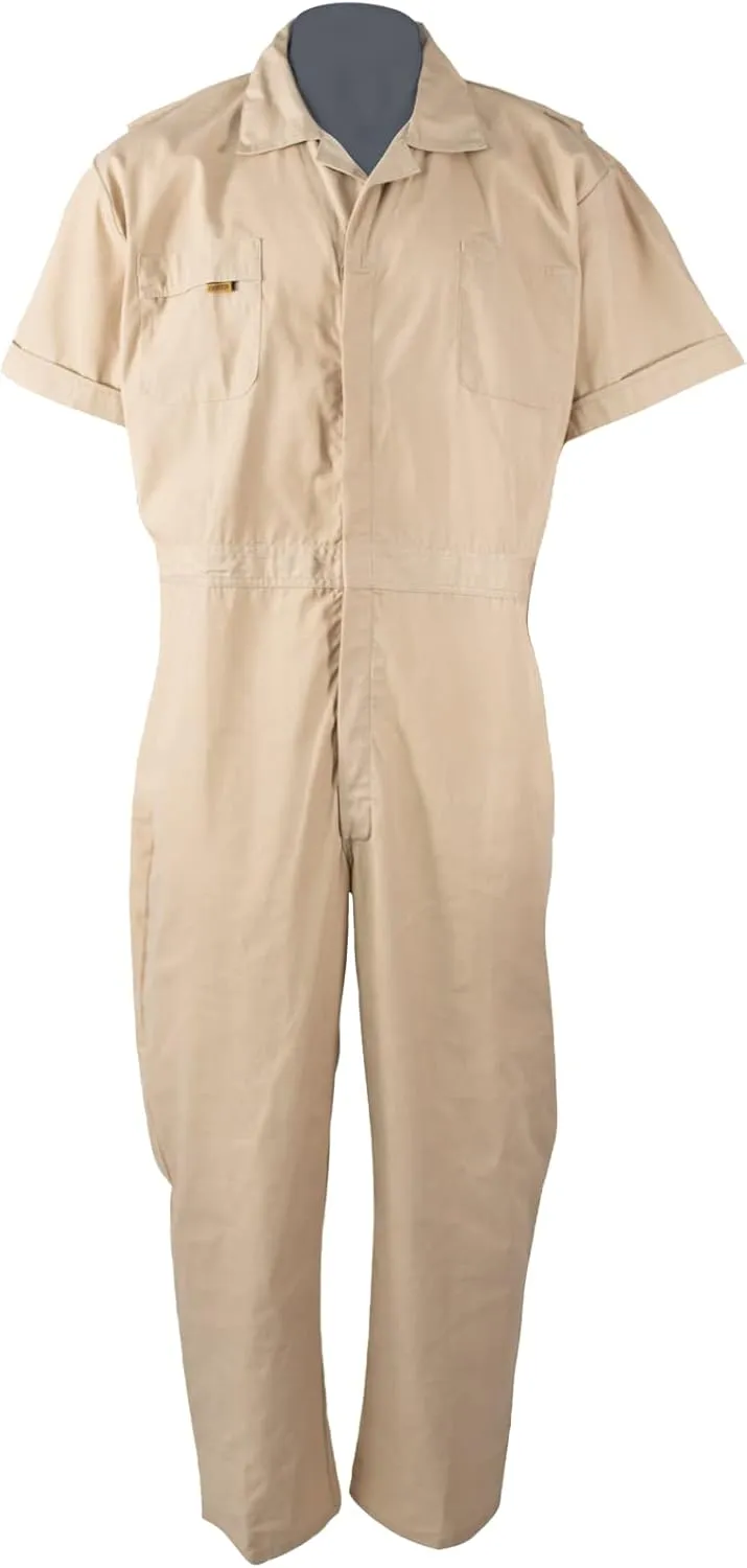 Poplin Short Sleeve Unlined Coveralls Regular Fit