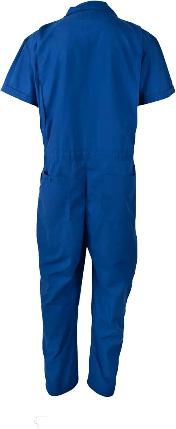 Poplin Short Sleeve Unlined Coveralls Regular Fit