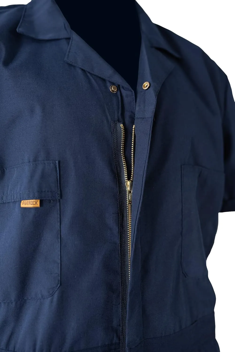 Poplin Short Sleeve Unlined Coveralls Regular Fit