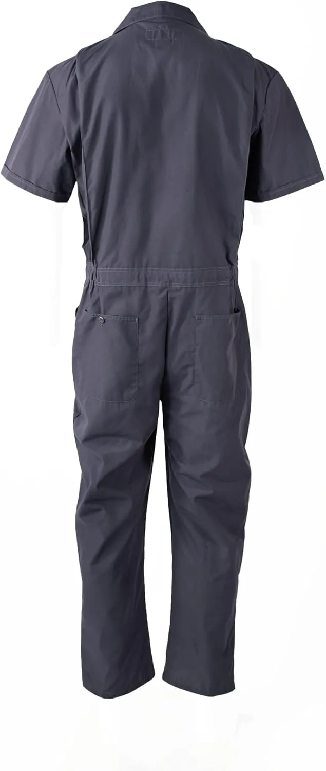 Poplin Short Sleeve Unlined Coveralls Regular Fit
