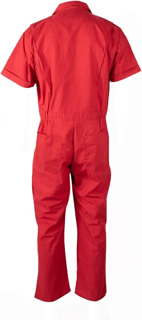 Poplin Short Sleeve Unlined Coveralls Regular Fit
