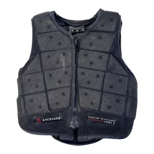 RaceSafe ProVent 3.0 Safety Vest in Black - Children's XS