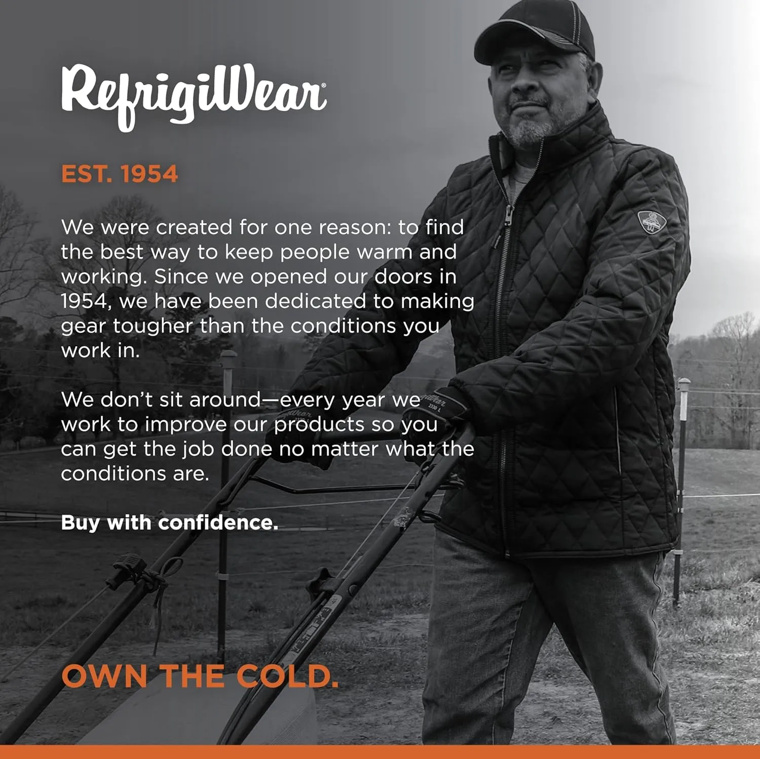 RefrigiWear Lightweight Warm Insulated Diamond Quilted Jacket