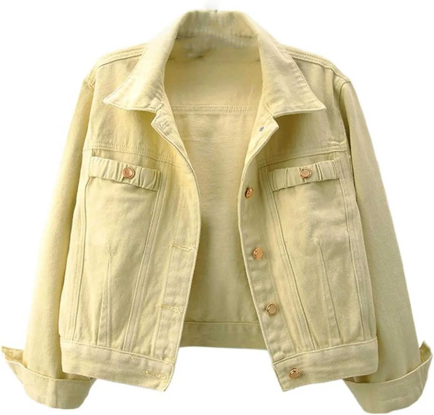 Retro Denim Jacket, Spring and Autumn Loose Casual Top for Women