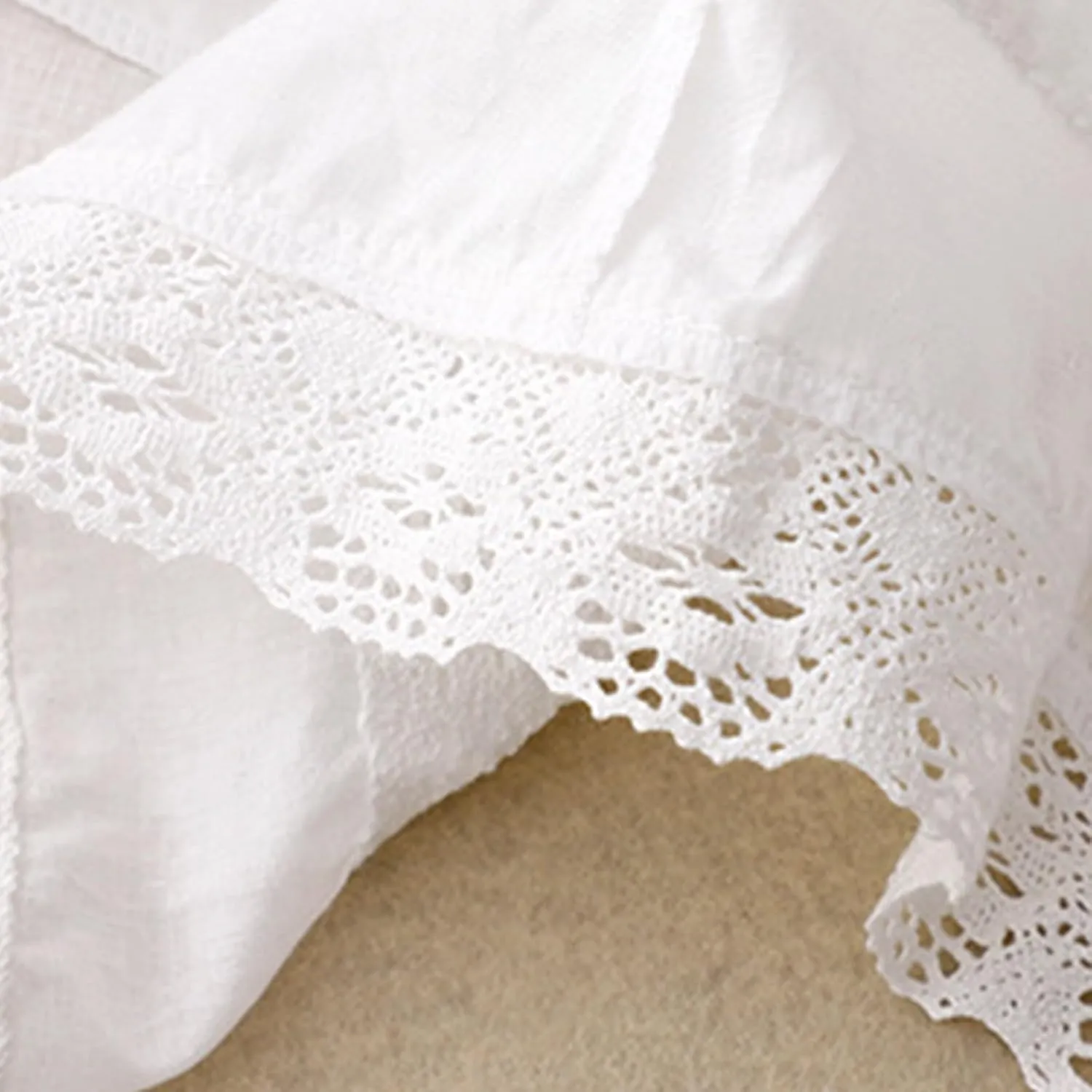 Retro Embroidery Midi Skirt for Women Lightweight Double Layer Cotton Linen Skirts Flowy Ruffle Hem Swing Skirt