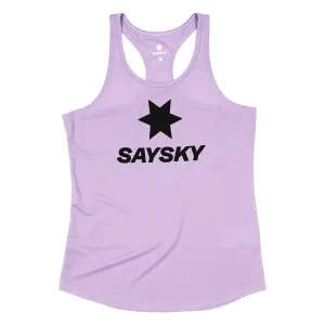 SAYSKY Women's Logo Flow Singlet Purple