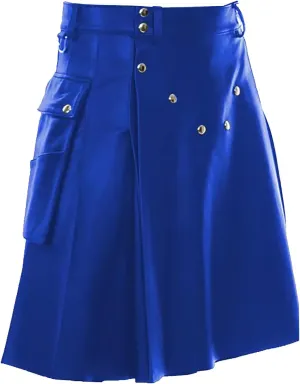 Scottish Kilts for Men, Mens Vintage Gothic Punk Pleated Skirts Classic Faux Leather Utility Kilt Scottish Kilt for Men