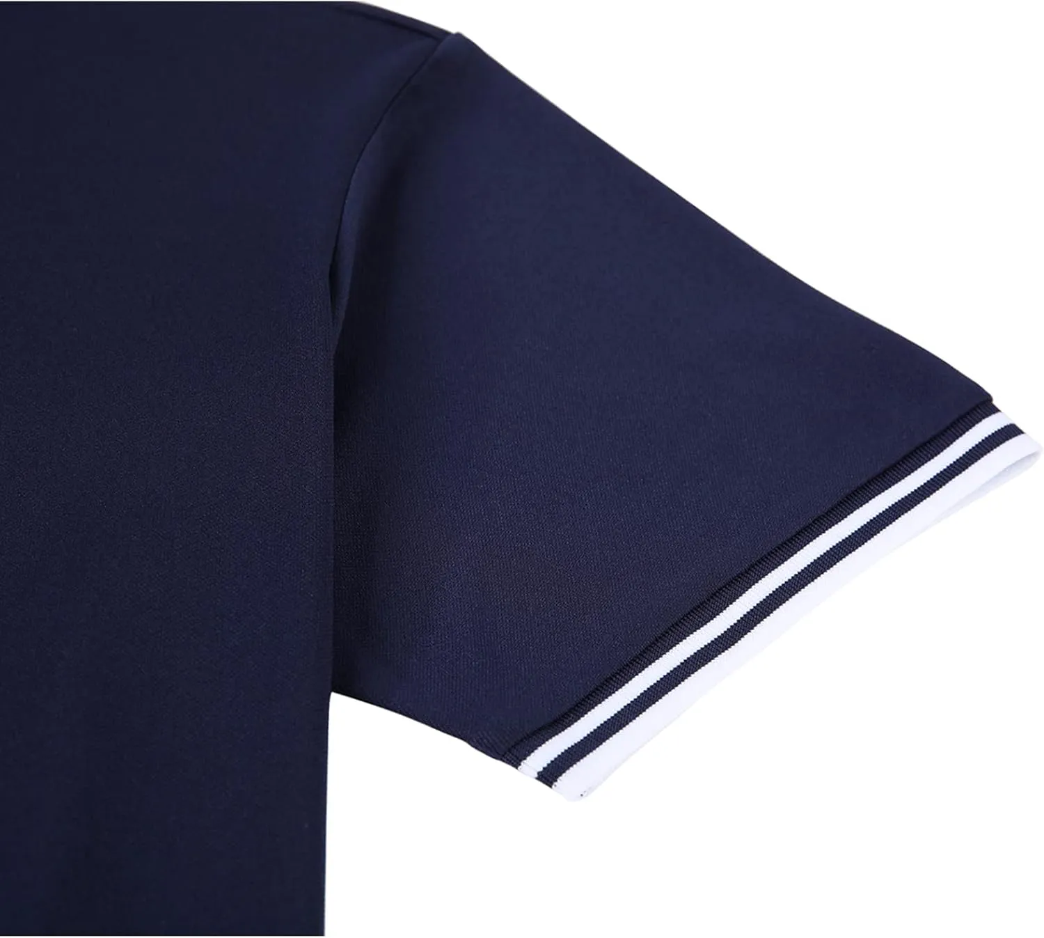 SECOOD Men's Polo Shirt Moisture Wicking Summer Short Sleeve Tennis Golf Shirts Casual Stylish