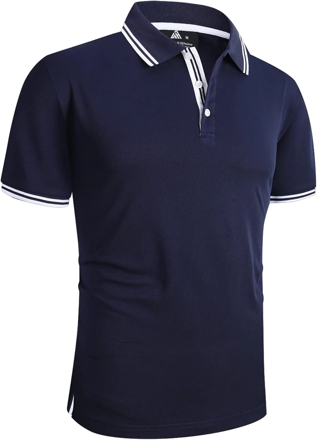 SECOOD Men's Polo Shirt Moisture Wicking Summer Short Sleeve Tennis Golf Shirts Casual Stylish