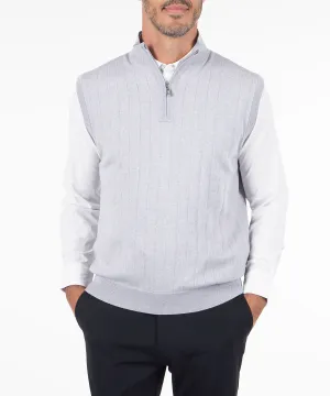 Signature Merino Quarter-Zip Mock Neck Vest