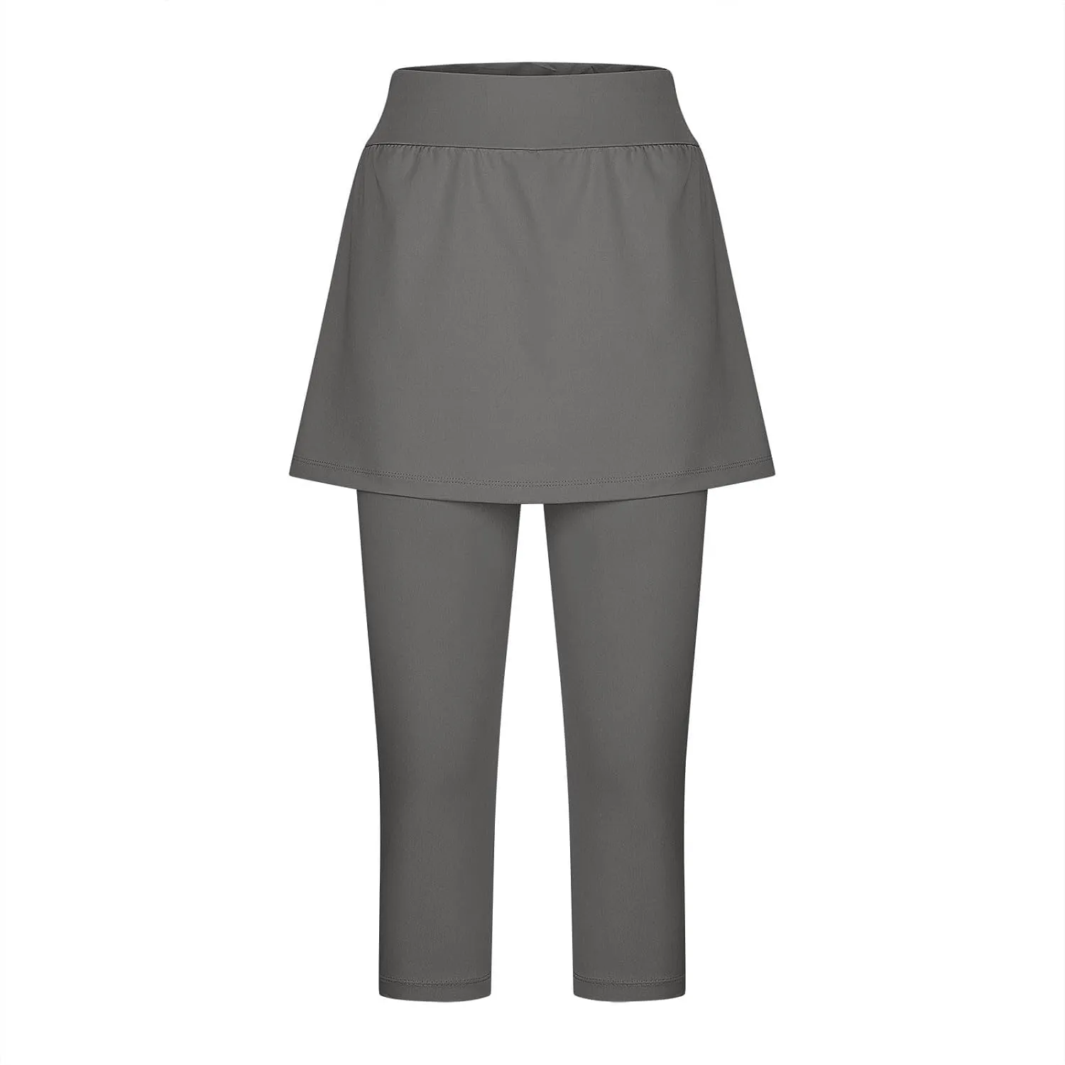 Skirted Leggings for Women 2025 Tennis Golf Skorts Plus Size Skirts Gym Athletic Capris Pickleball Yoga Outfit