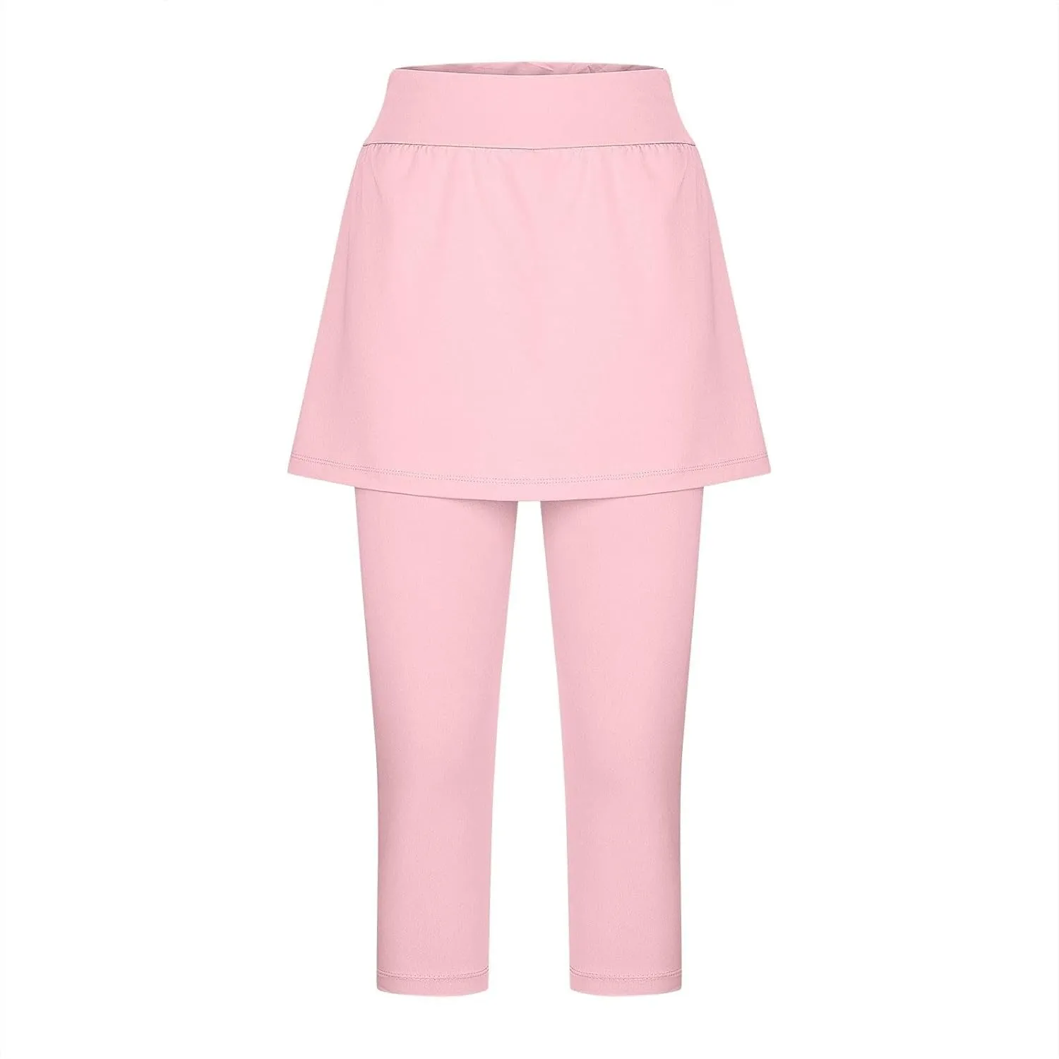 Skirted Leggings for Women 2025 Tennis Golf Skorts Plus Size Skirts Gym Athletic Capris Pickleball Yoga Outfit