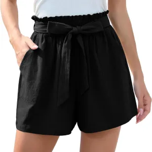 Skirts for Women with Shorts Waist Tie Shorts with Pockets Athletic Skirt with Shorts Skorts for Woman Solid