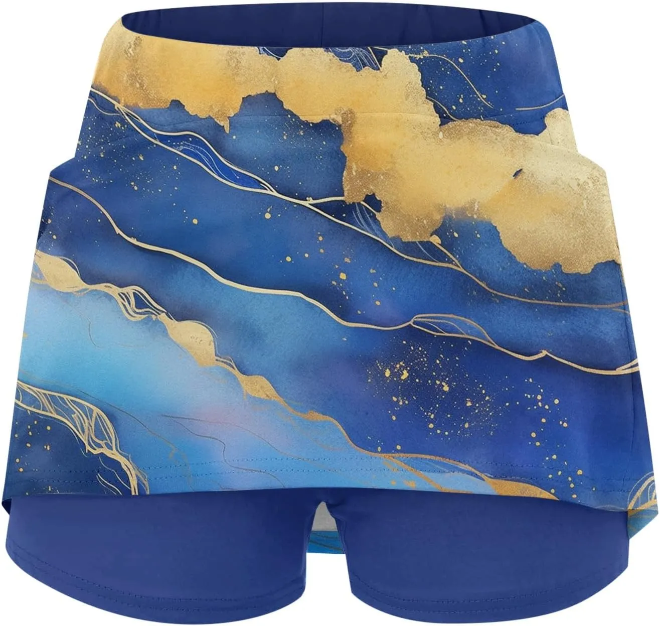 Skorts for Women High Waisted Athletic Tennis Skirt Shorts Lightweight Tummy Control Graphic Print 2025 Yoga Skirts