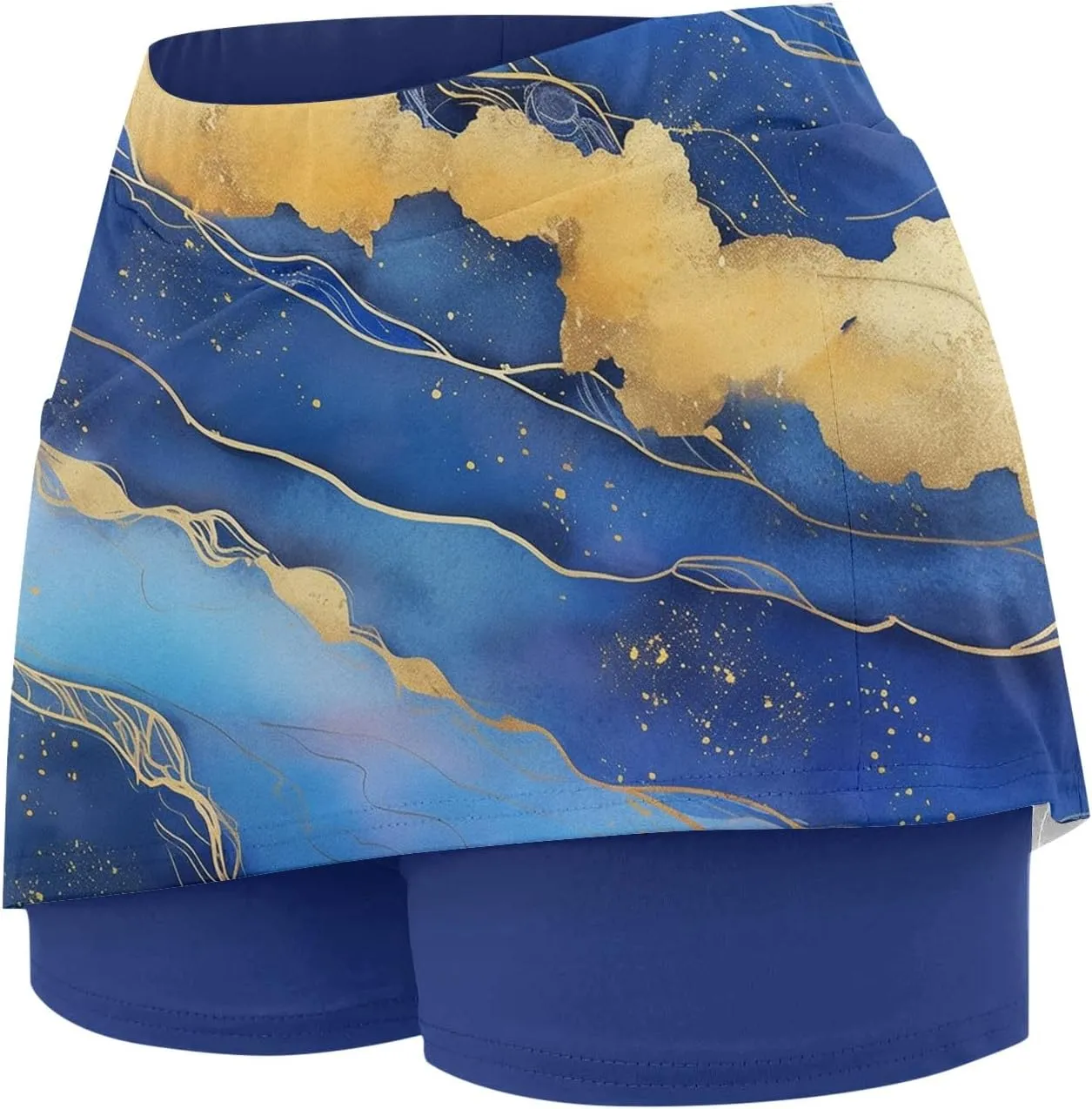 Skorts for Women High Waisted Athletic Tennis Skirt Shorts Lightweight Tummy Control Graphic Print 2025 Yoga Skirts