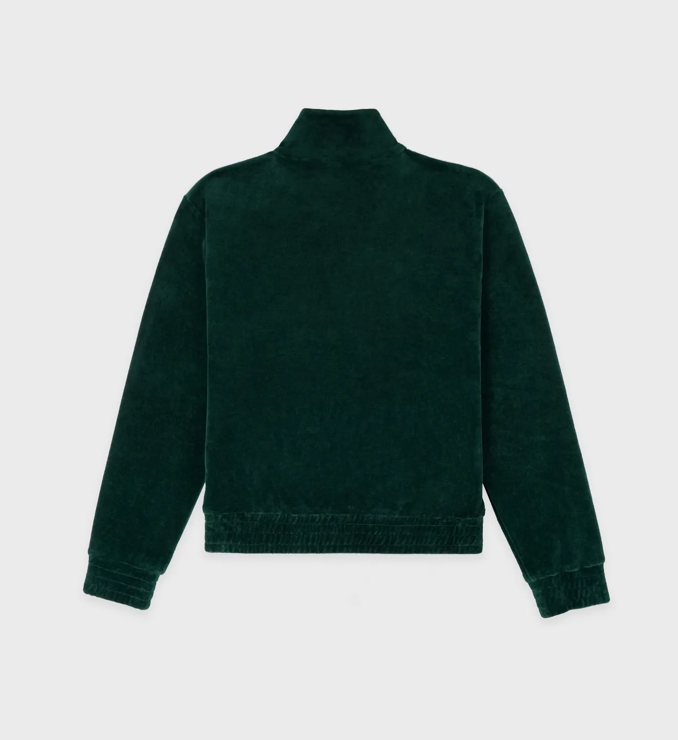 SR Sport Velour Track Jacket - Forest