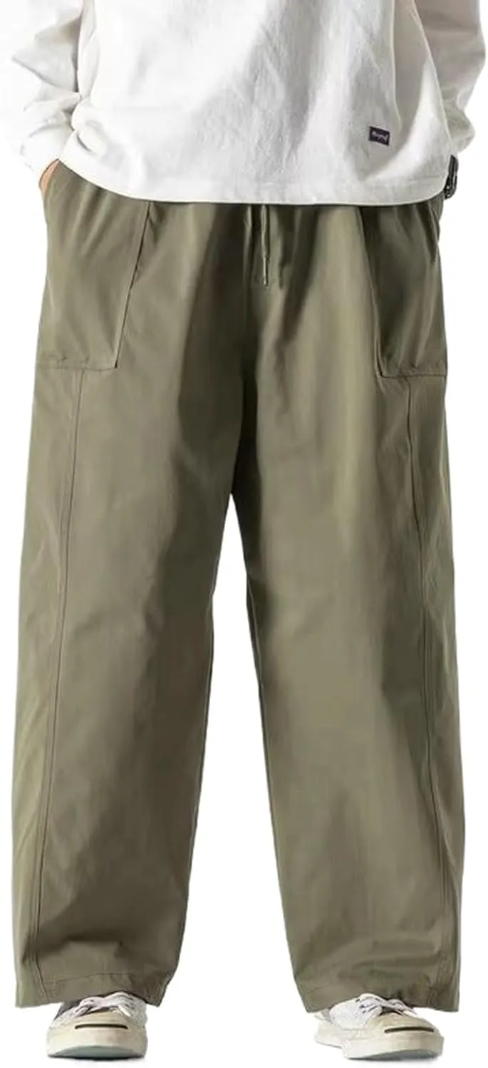 Streetwear Men's Cargo Pants Loose Sweatpants Korean Men Woman Harem Pants Oversized Casual Trousers Male