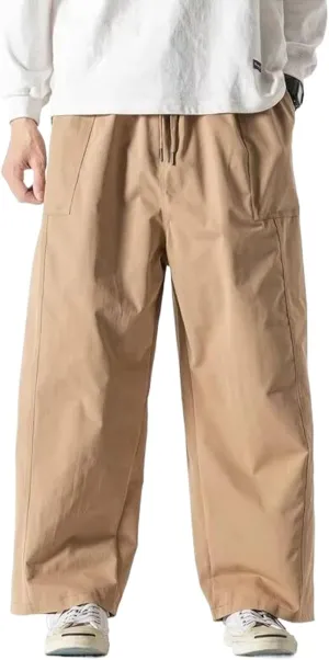 Streetwear Men's Cargo Pants Loose Sweatpants Korean Men Woman Harem Pants Oversized Casual Trousers Male